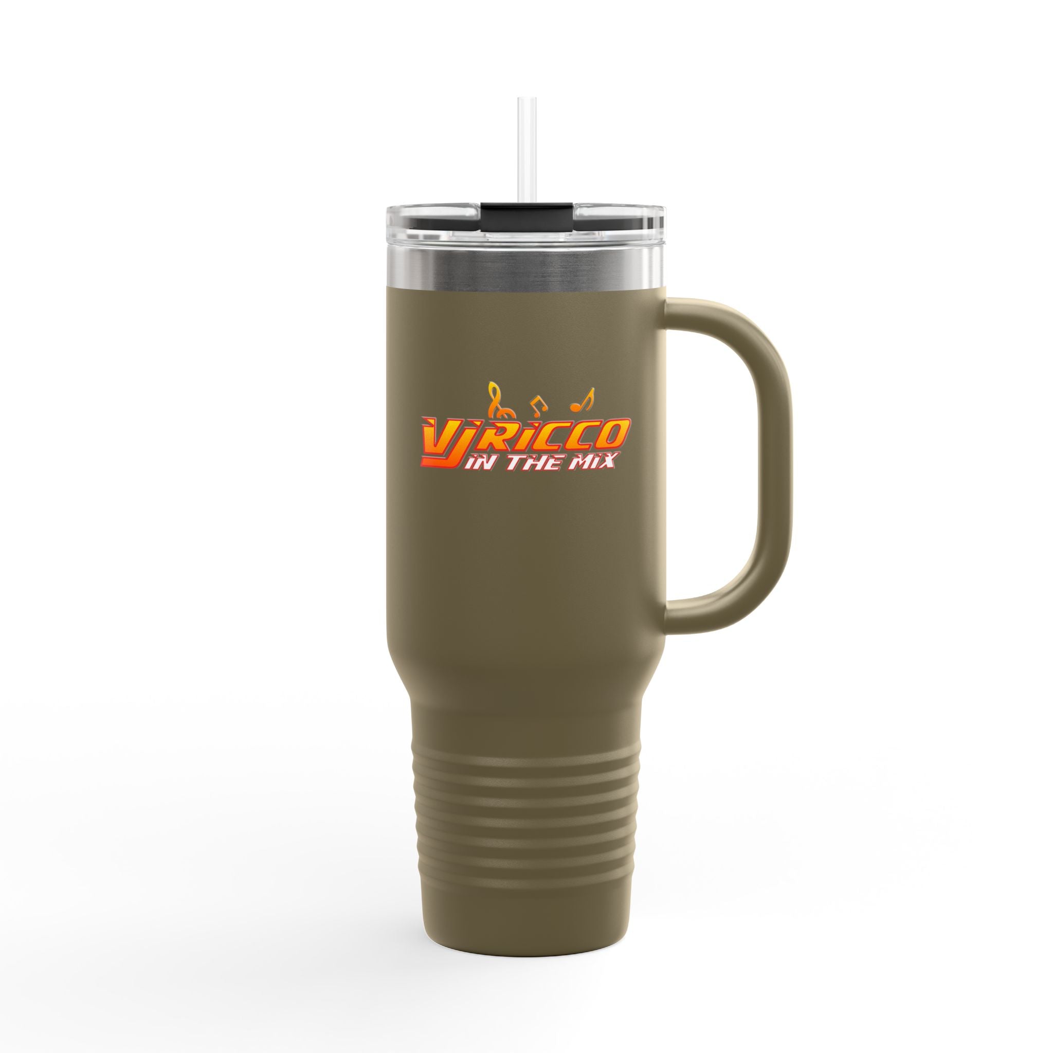 "VJ Ricco"🎤 Insulated Travel Mug - 40oz | Perfect for Music Lovers & On-the-Go Refreshments